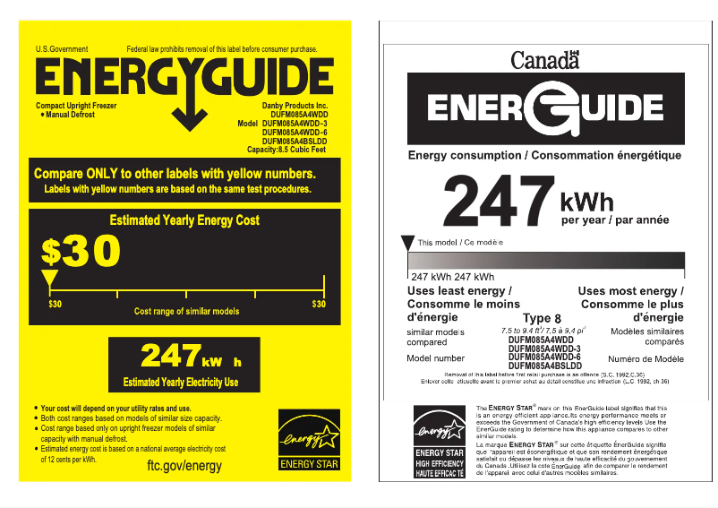 First page image of the manual for DUFM085A4WDD