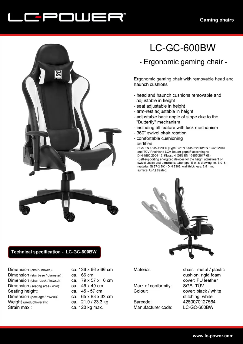 First page image of the manual for LC-GC-600