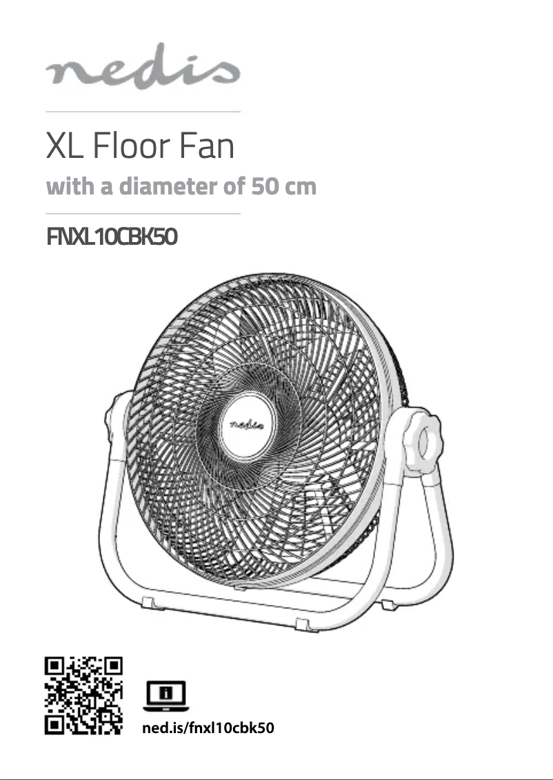 Page 1 of the manual User Manual Nedis FNXL10CBK50