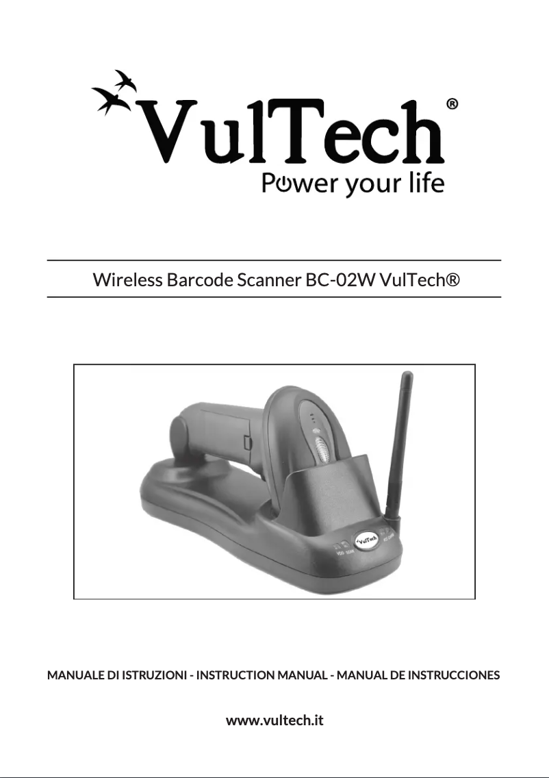 Page 1 of the manual User Manual Vultech BC-02W