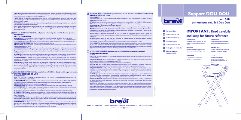 Page 1 of the manual User Manual Brevi Dou Dou