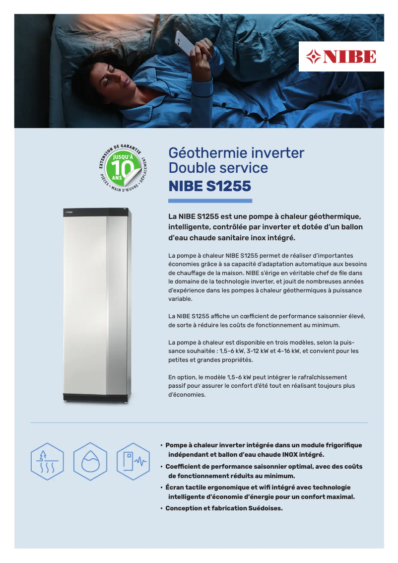 Image de la première page du manuel de l'appareil S1255-16