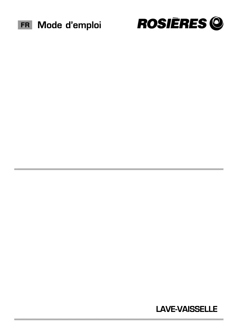 First page image of the manual for RLF 2DC77 T