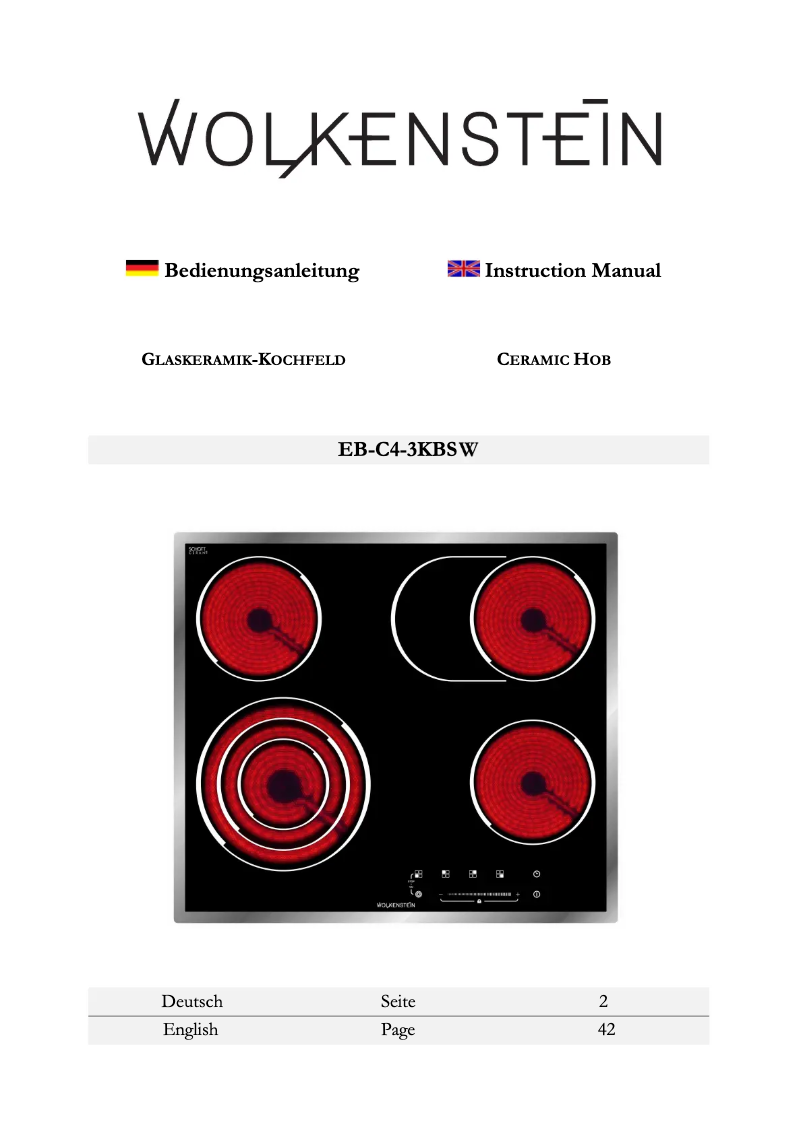 First page image of the manual for EB-C5-3KBSW