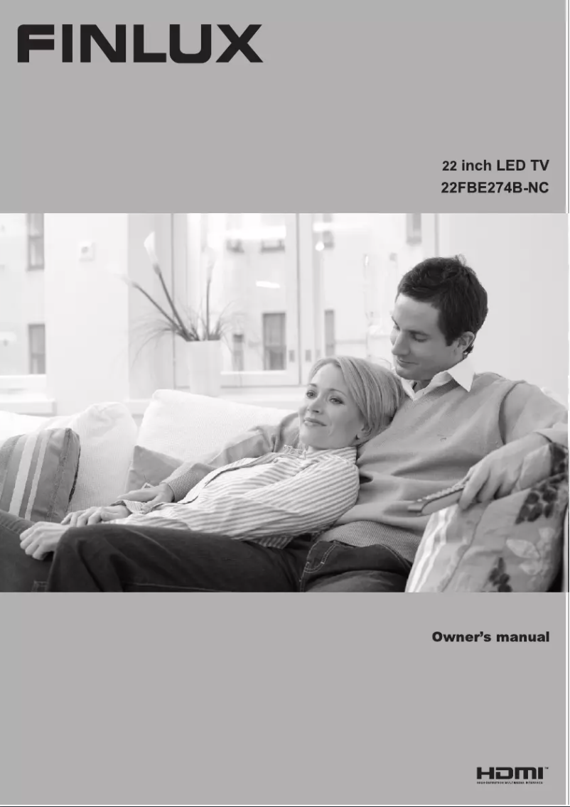 First page image of the manual for 22FBE274B-NC