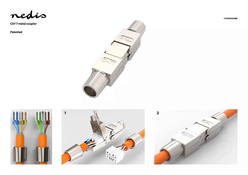 First page image of the manual for CCGP89020ME