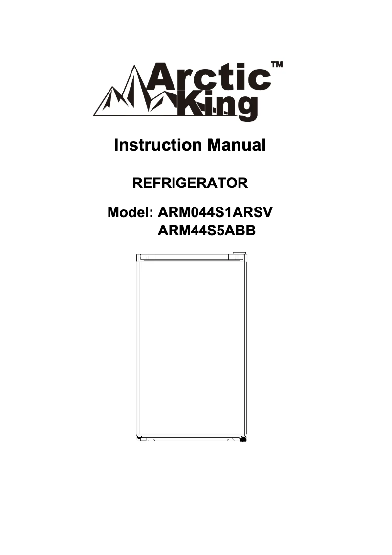 Page 1 of the manual User Manual Midea ARM44S5ABB