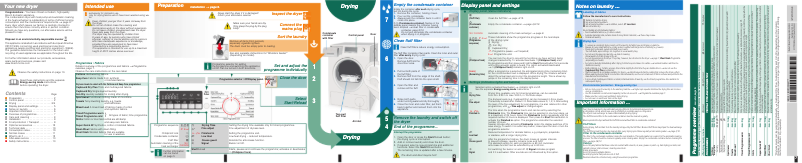 First page image of the manual for WTW85250GB