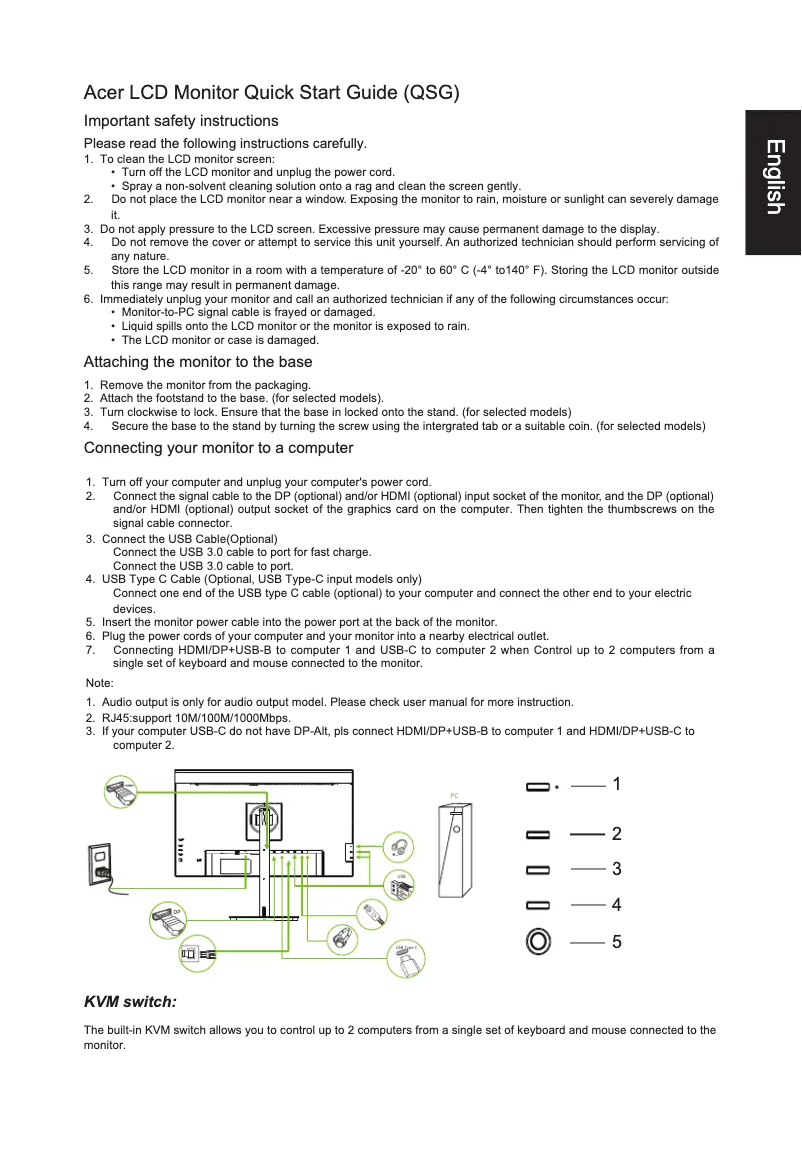 First page image of the manual for CB243Y