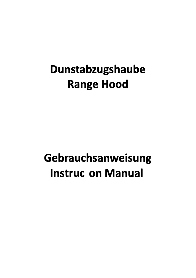 First page image of the manual for UH01-60CS-DM