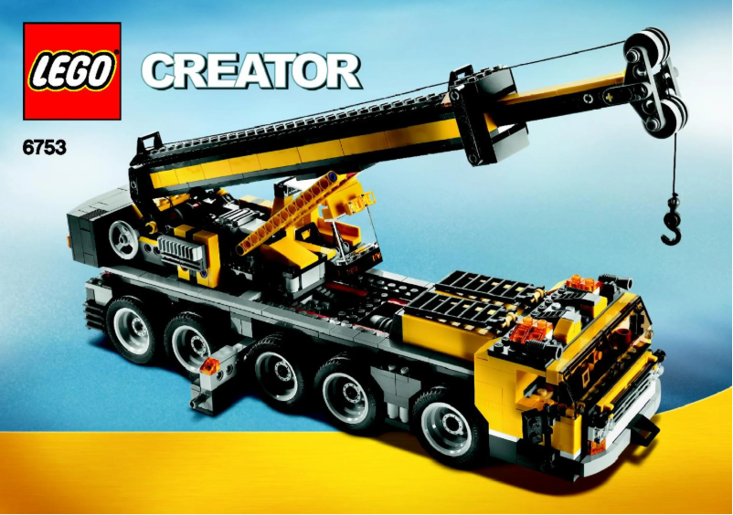 Page 1 of the manual User Manual Lego Creator 6753