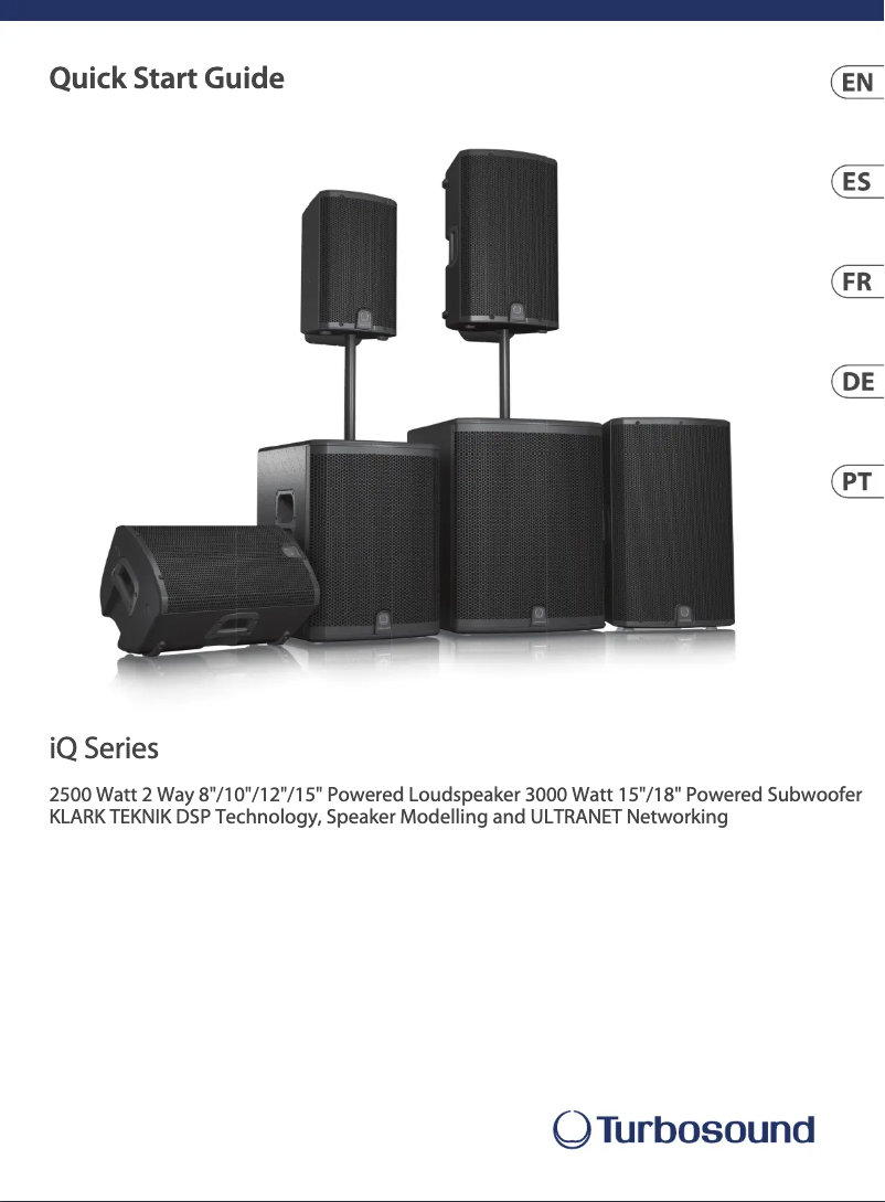 First page image of the manual for iQ15