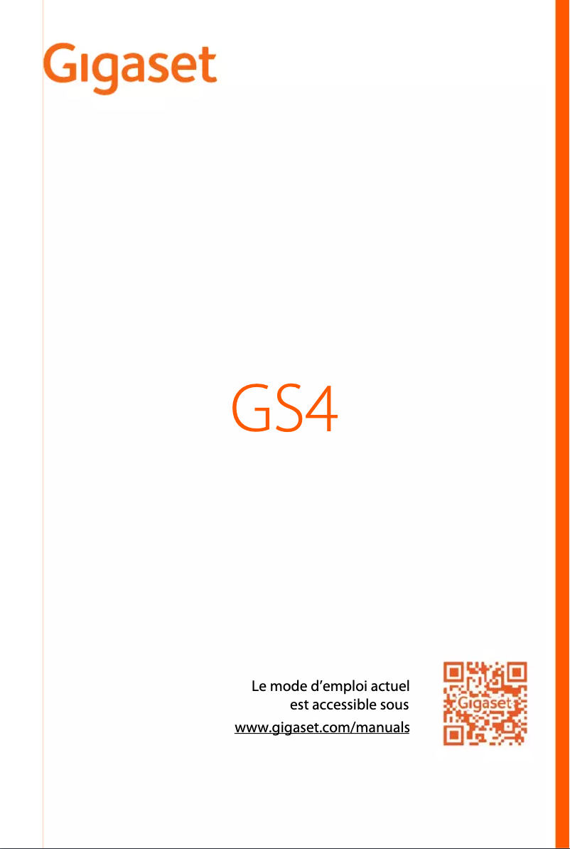 First page image of the manual for GS4