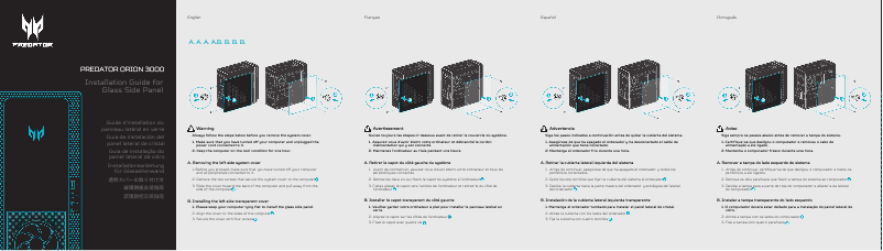 First page image of the manual for Predator Orion 3000