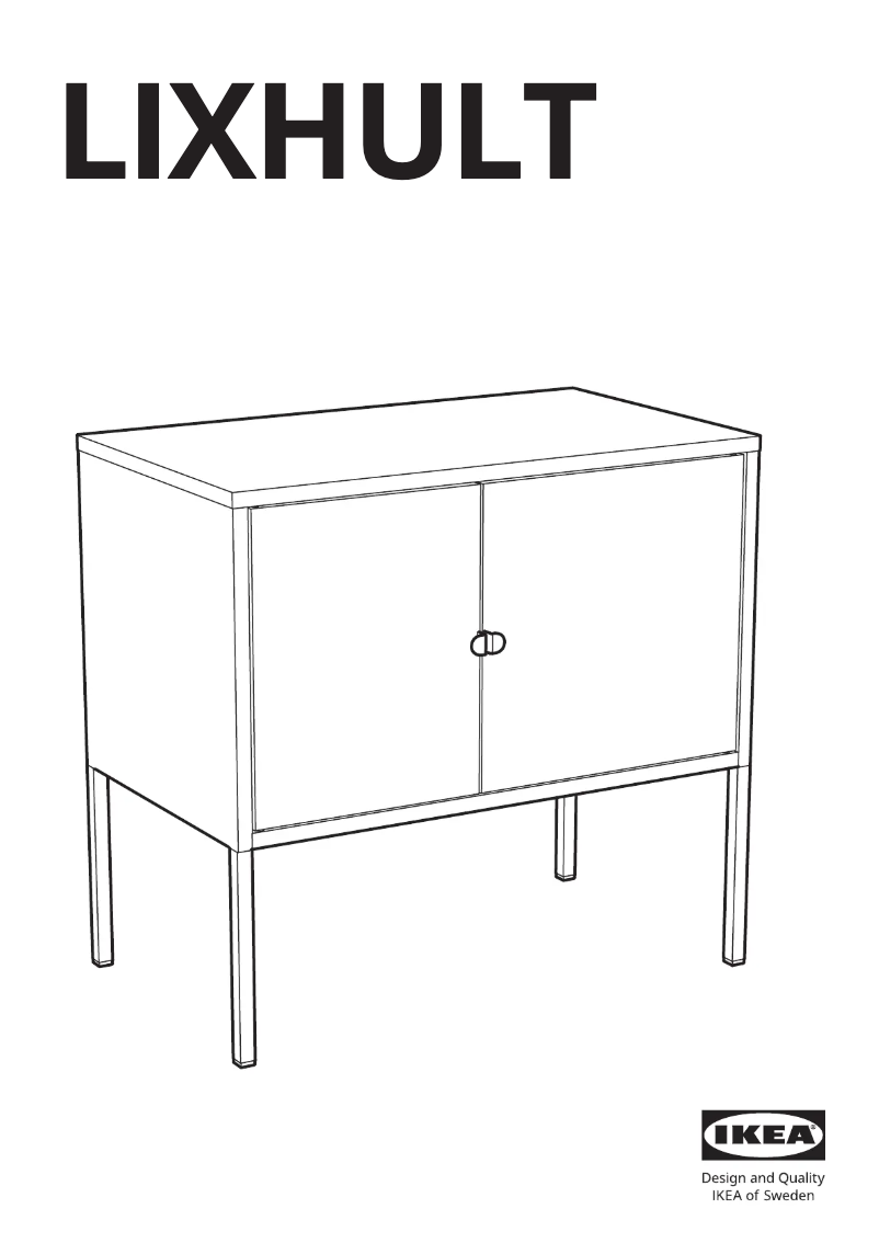 Page 1 of the manual User Manual Ikea LIXHULT 803.286.78