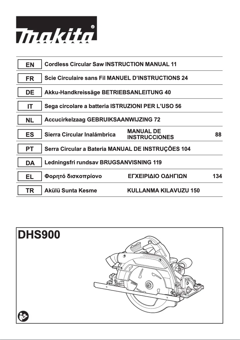 First page image of the manual for DHS900PT2U