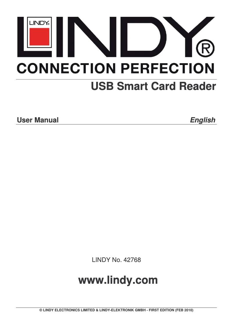 First page image of the manual for 42768