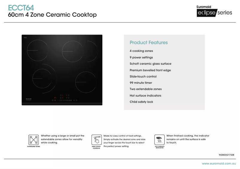 First page image of the manual for ECCT64