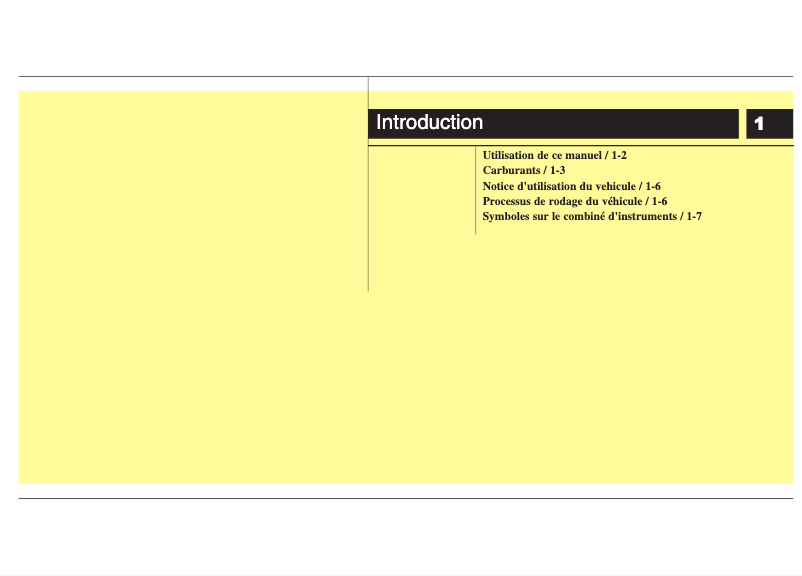 Page 1 of the manual User Manual Hyundai Veracruz (2011)