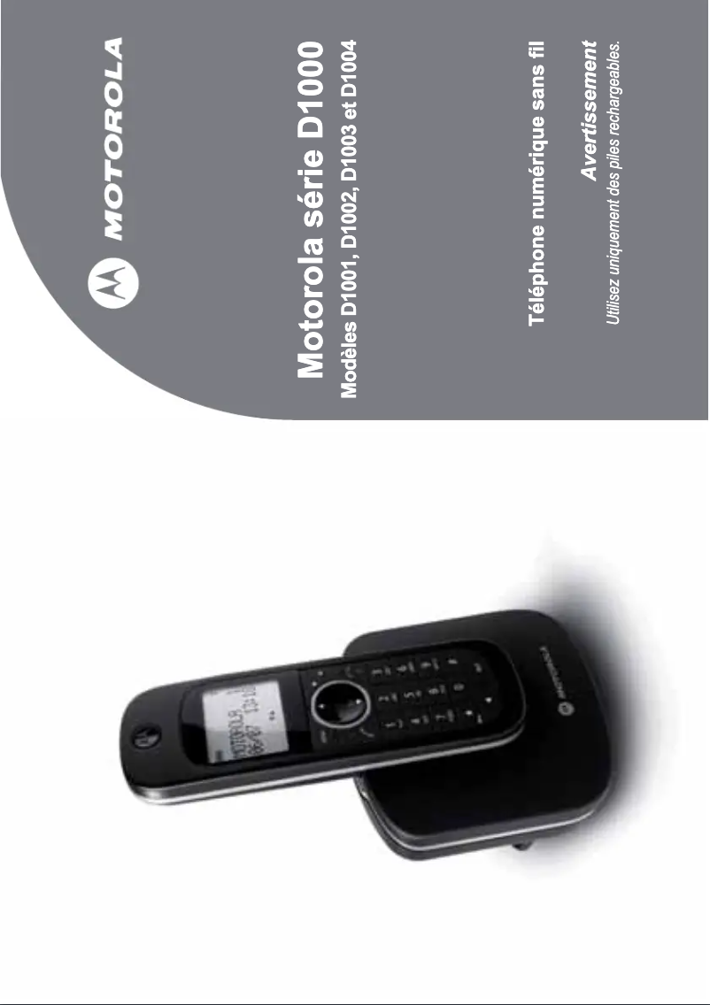 First page image of the manual for D1002