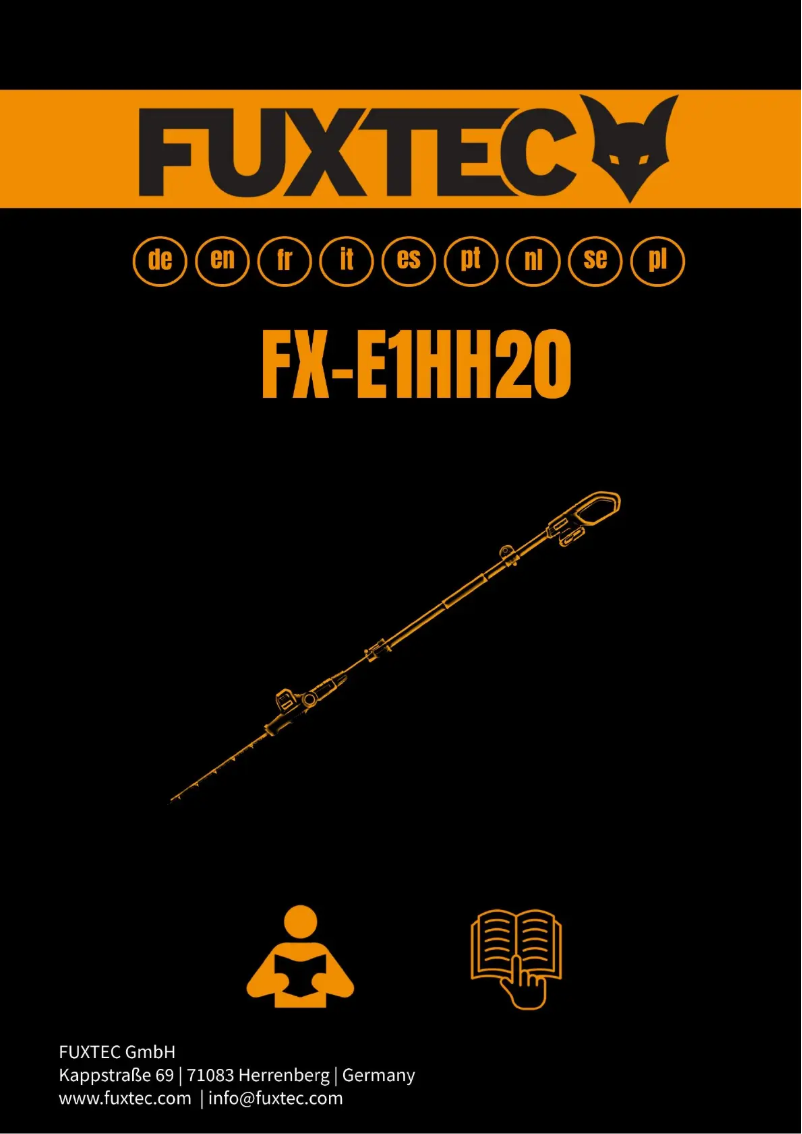 First page image of the manual for FX-E1HH20