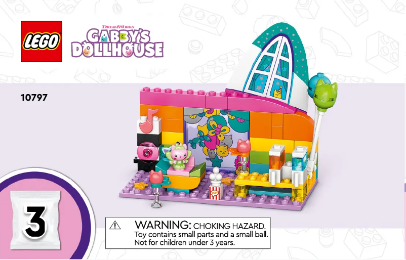 Page 1 of the manual User Manual Lego Gabby's Dollhouse 10797