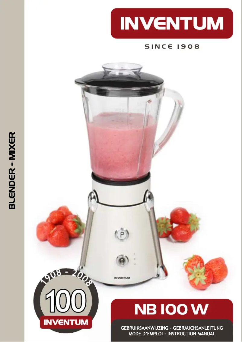 First page image of the manual for NB100W