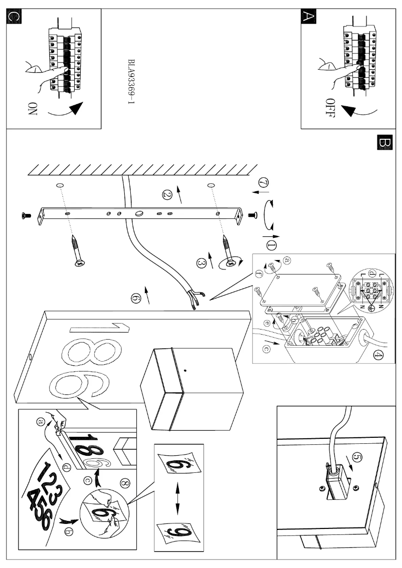 Page 1 of the manual User Manual Eglo Pardela 1