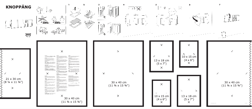 Page 1 of the manual User Manual Ikea KNOPPÄNG 405.704.80