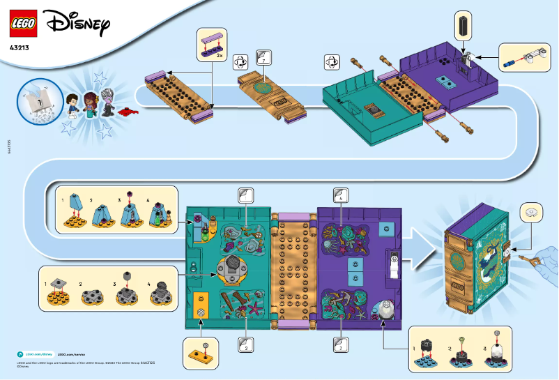 First page image of the manual for Disney 43213