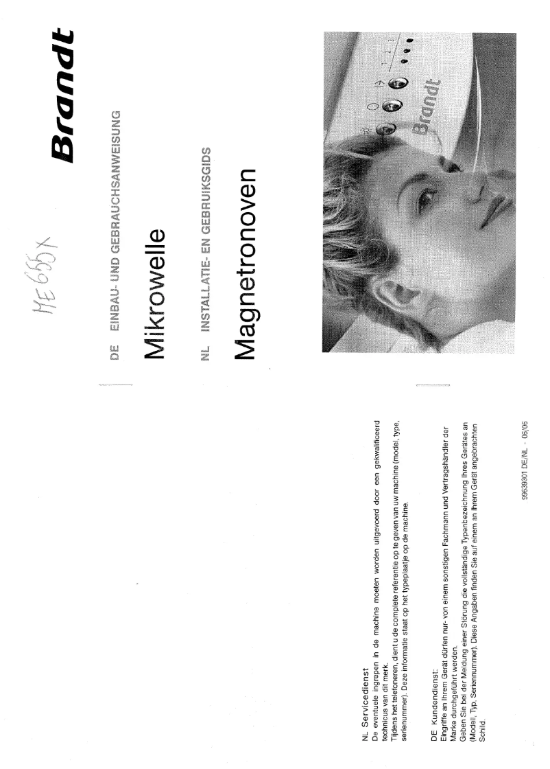 Image de la première page du manuel de l'appareil ME655B