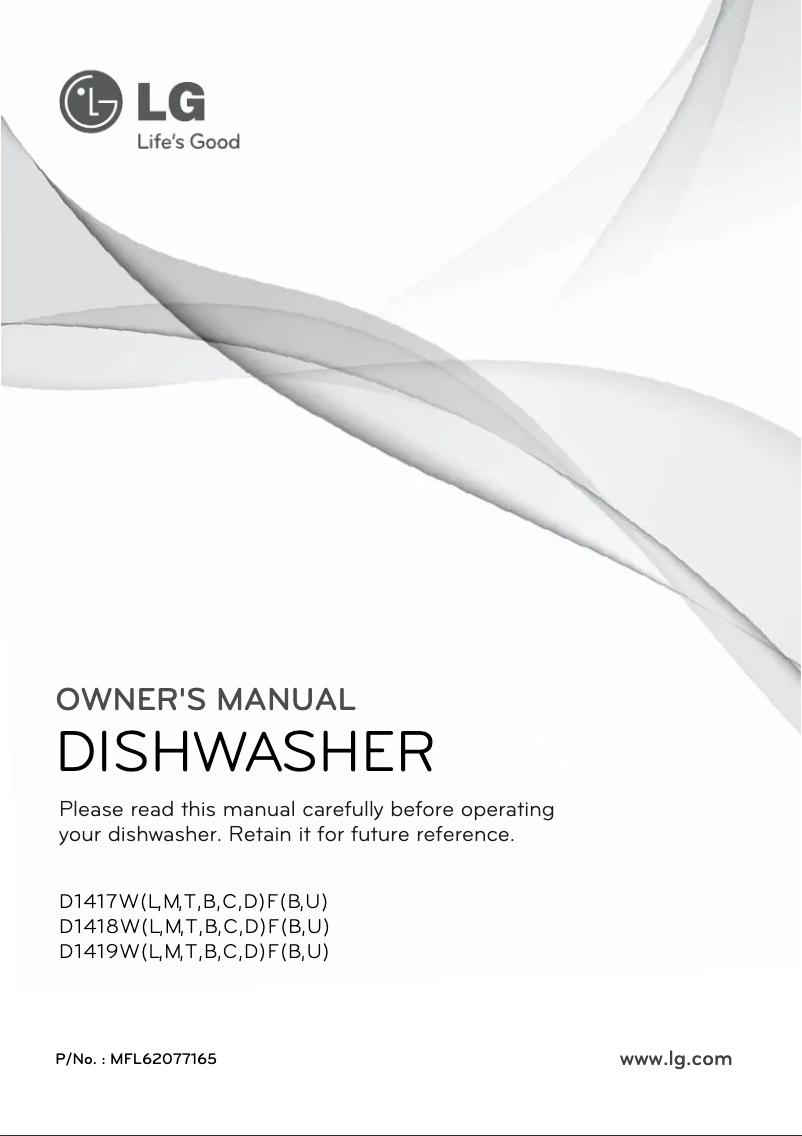 First page image of the manual for D1418MF