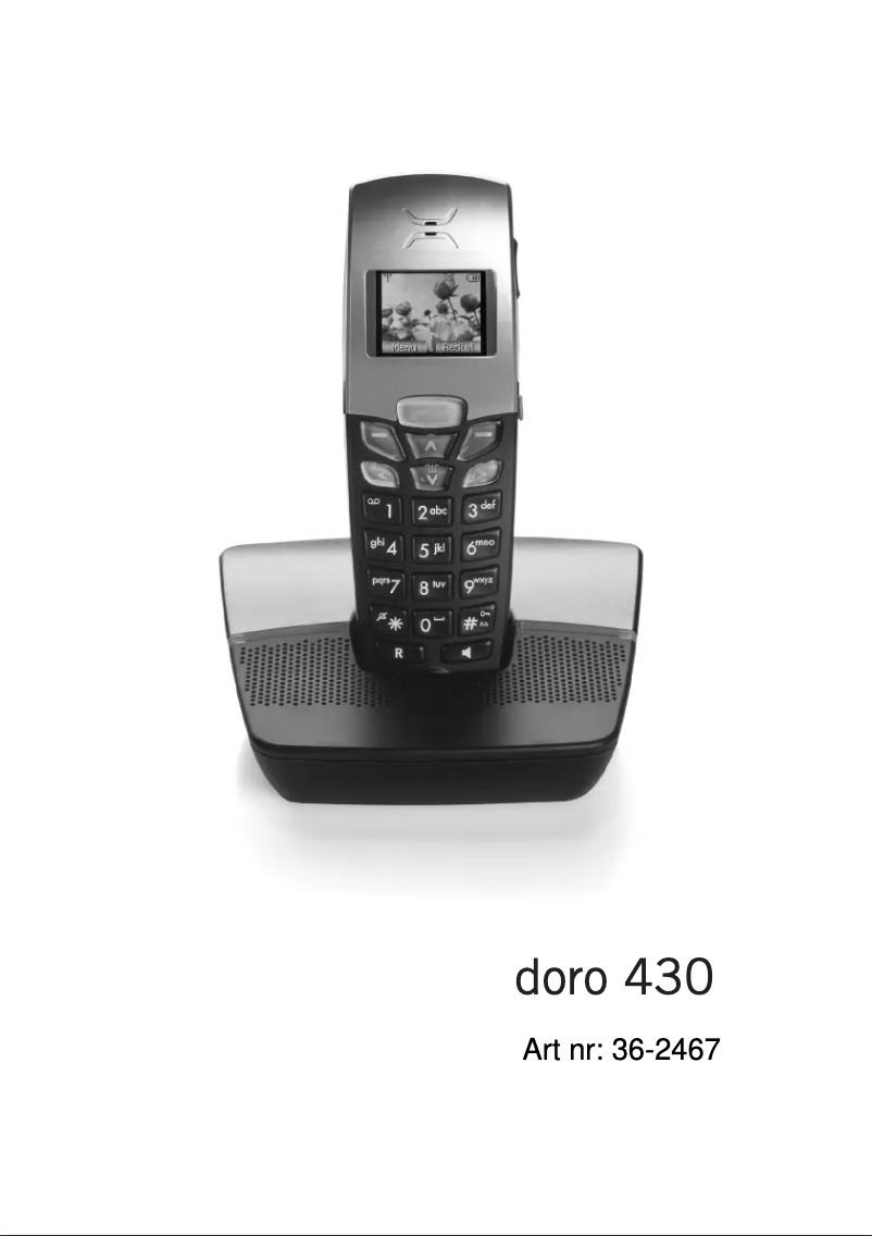 Image de la première page du manuel de l'appareil 430