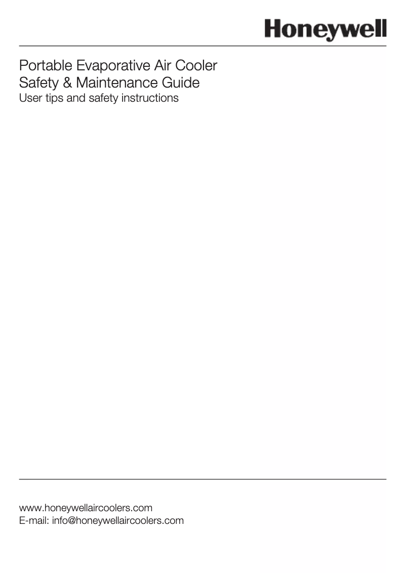 First page image of the manual for CO30XE