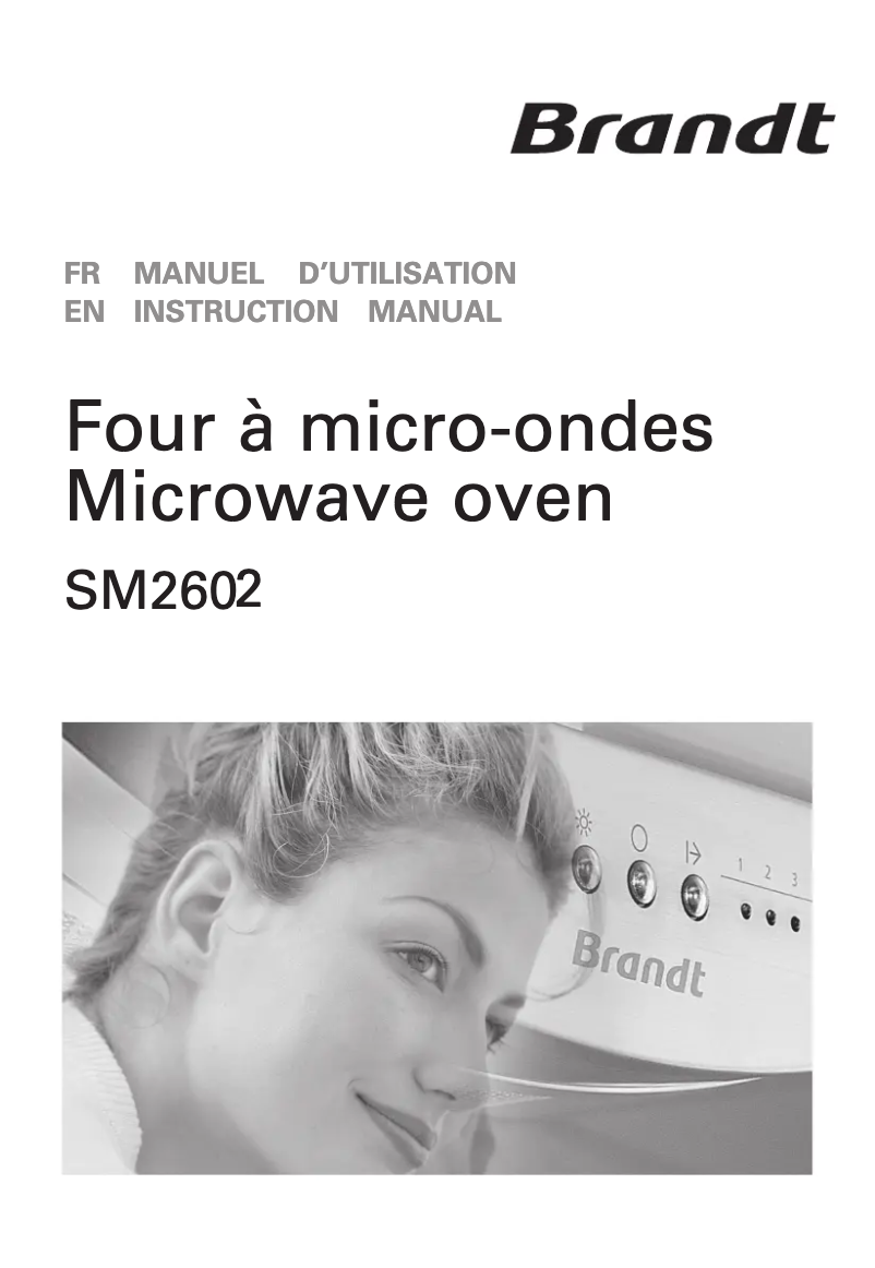 Page 1 de la notice Manuel utilisateur Brandt SM2602