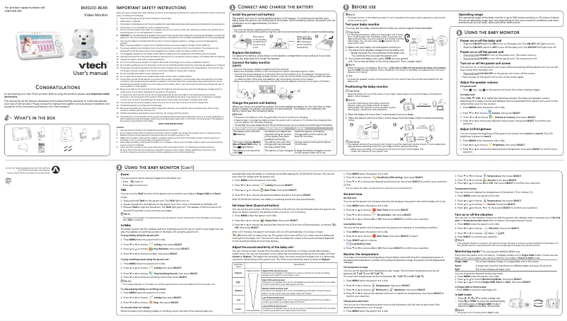First page image of the manual for BM5100-Bear