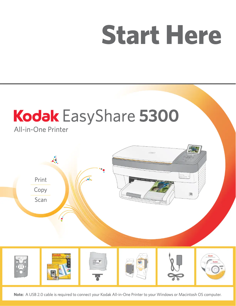 Page 1 of the manual Technical Sheet Kodak EasyShare 5300