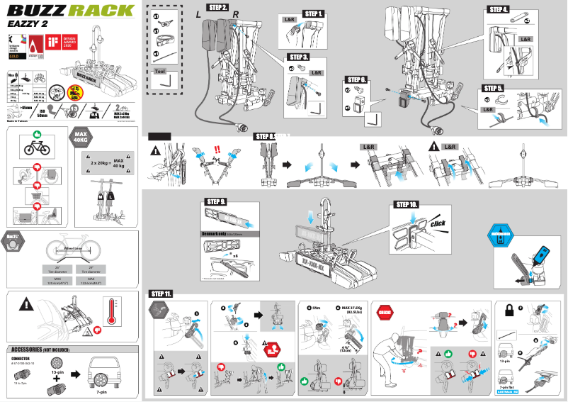 First page image of the manual for Eazzy 2