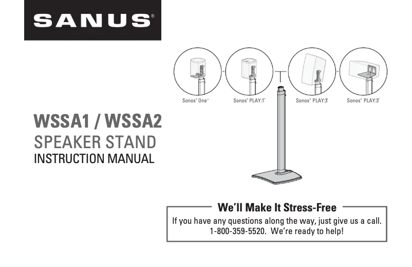 First page image of the manual for WSSA1