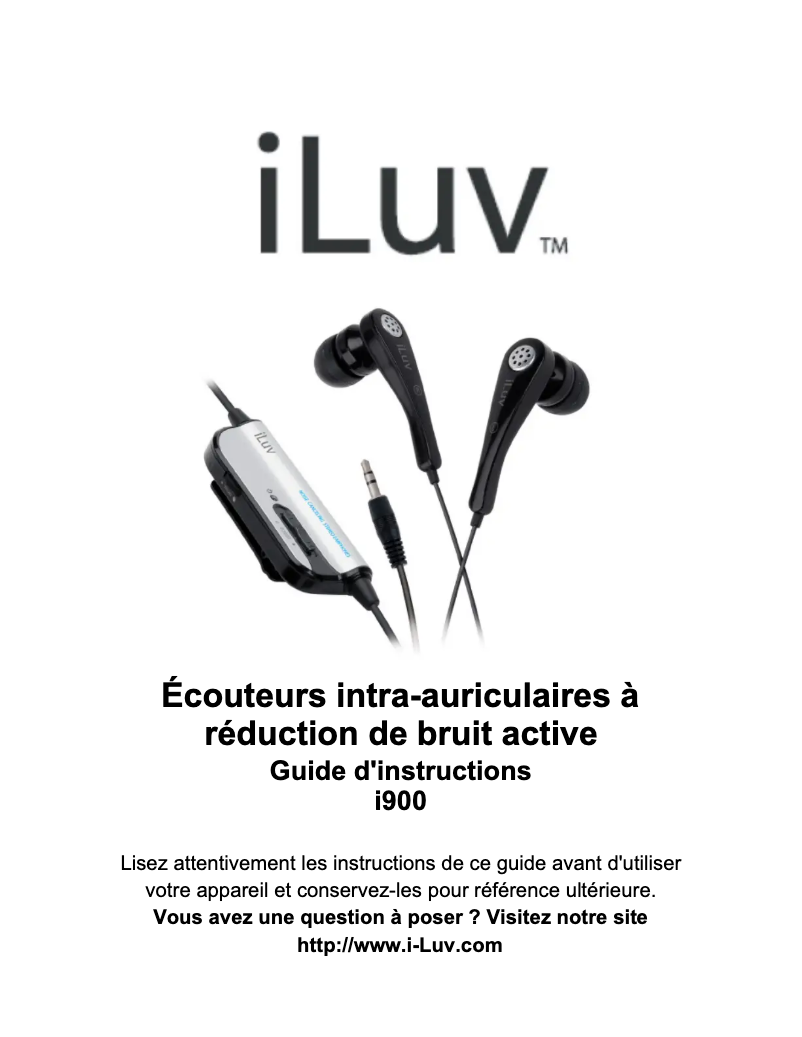 First page image of the manual for i900