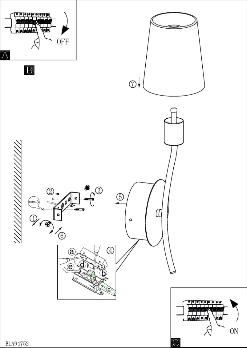 Page 1 of the manual User Manual Eglo Noventa