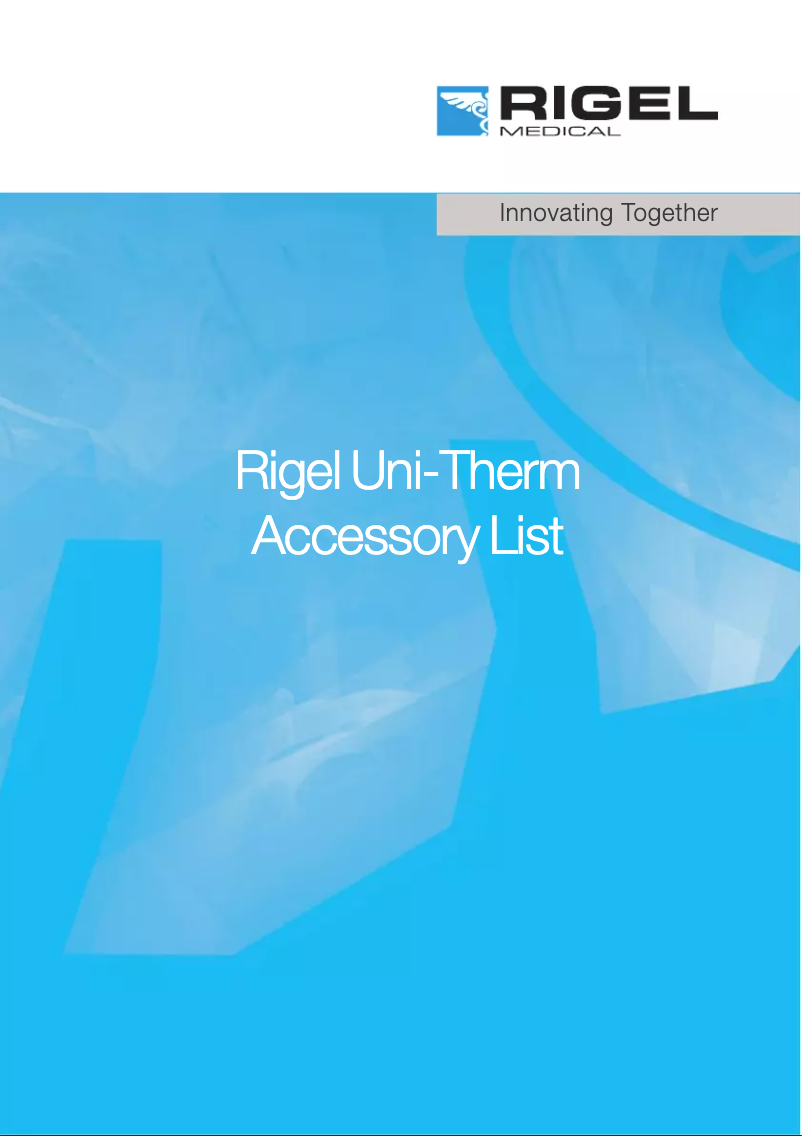 First page image of the manual for Uni-Therm