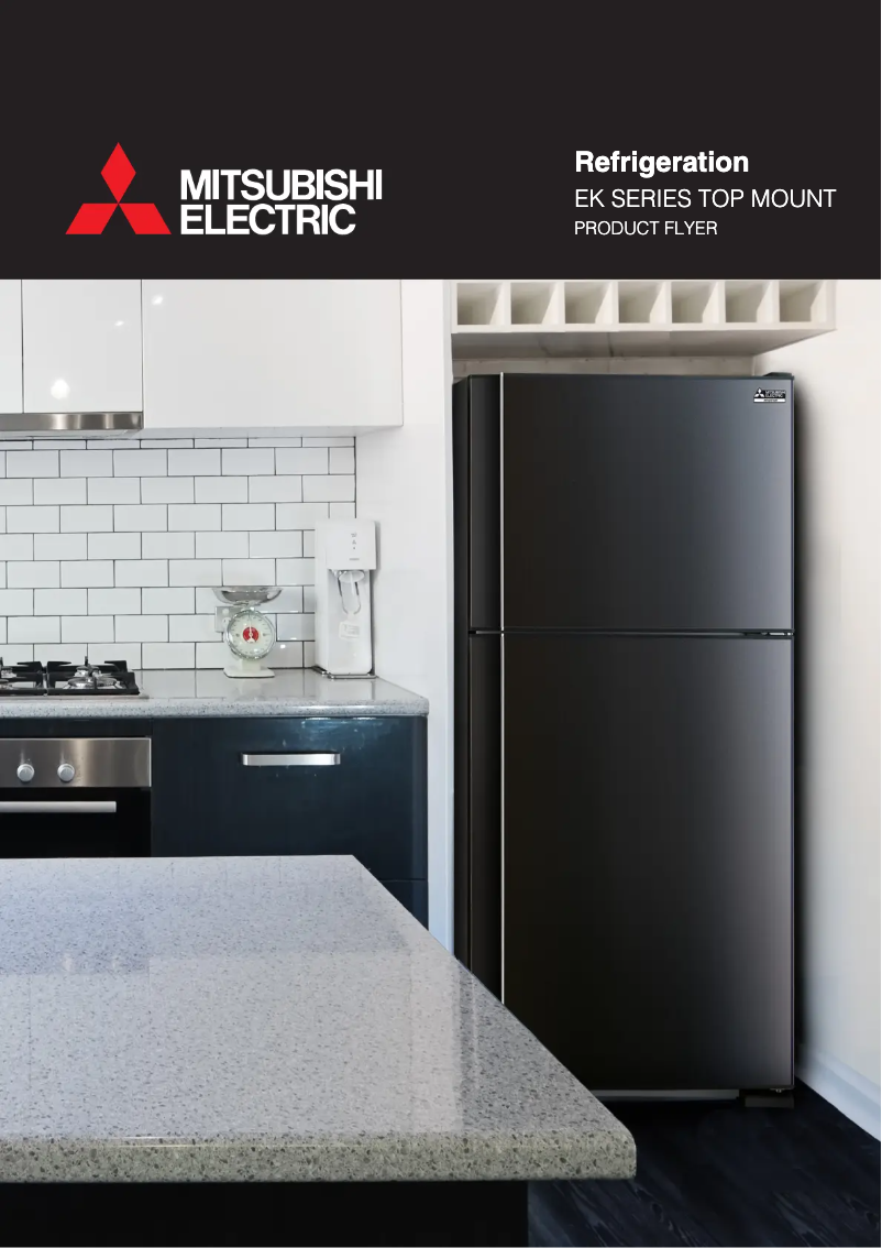 Page 1 of the manual Technical Sheet Mitsubishi MR-508EK-SB-A2