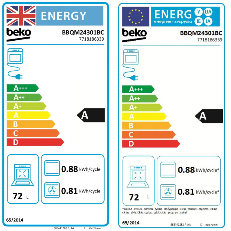 First page image of the manual for BBQM24301