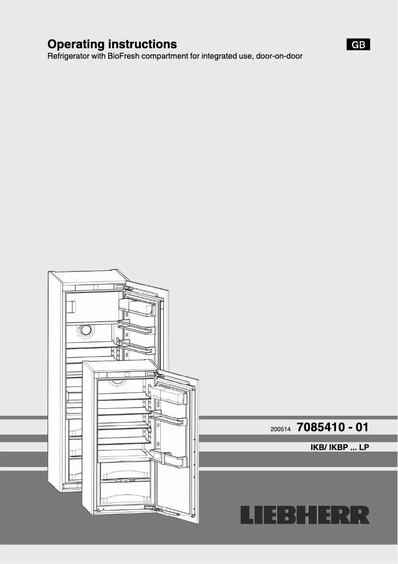 First page image of the manual for IKBP 2954 Premium BioFresh