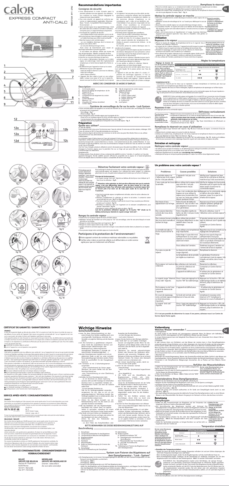 First page image of the manual for GV7085