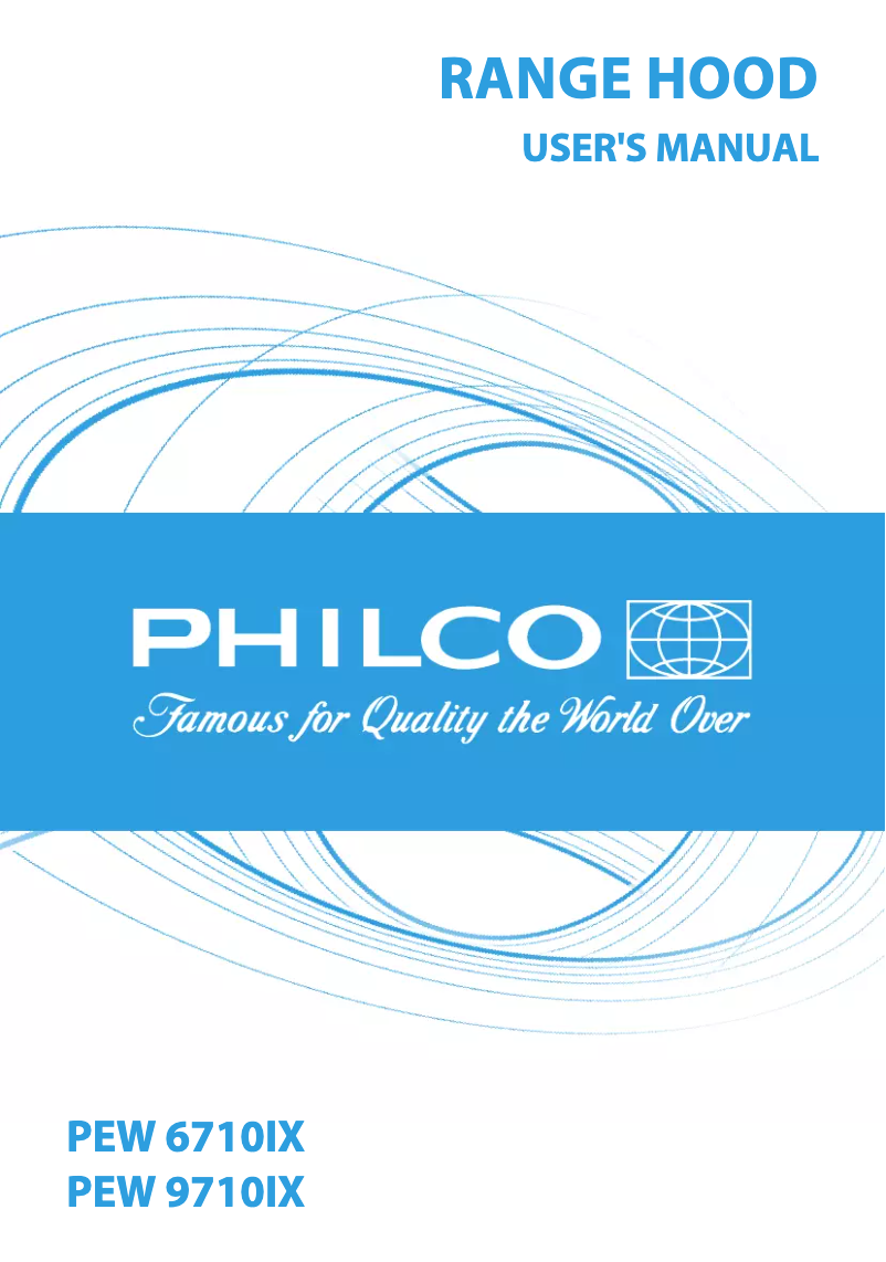 Page 1 of the manual User Manual Philco PEW 6710 IX