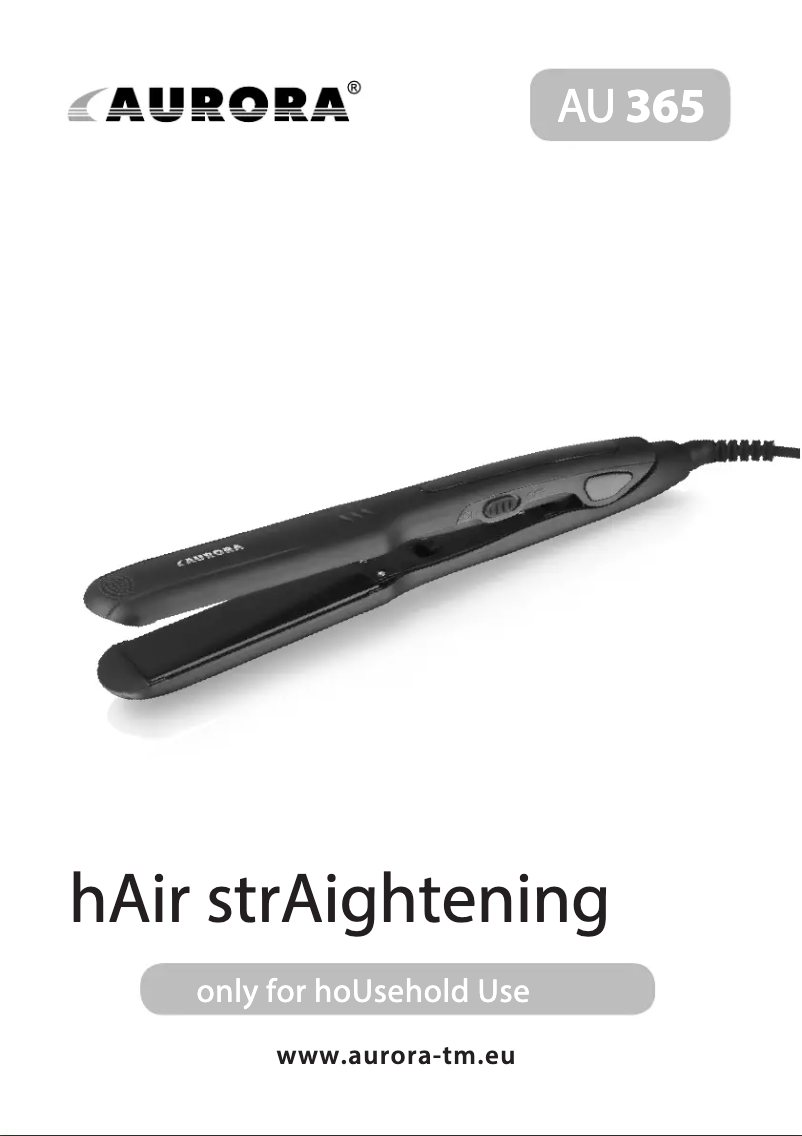 First page image of the manual for AU 365