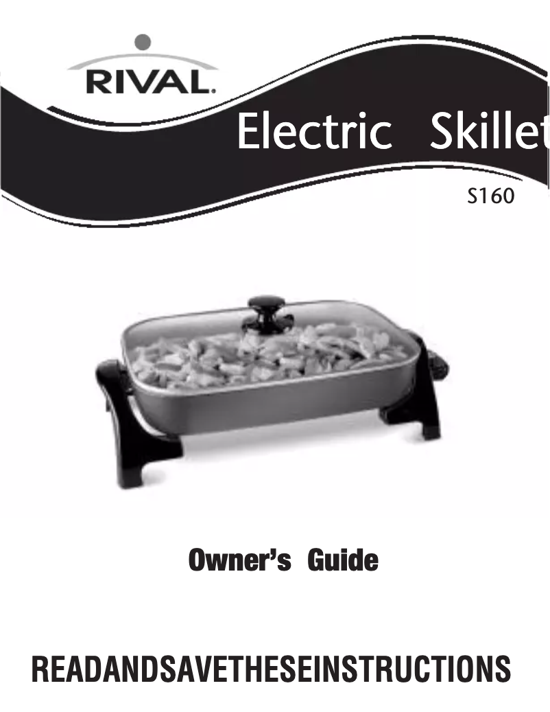 Page 1 of the manual User Manual Rival S160