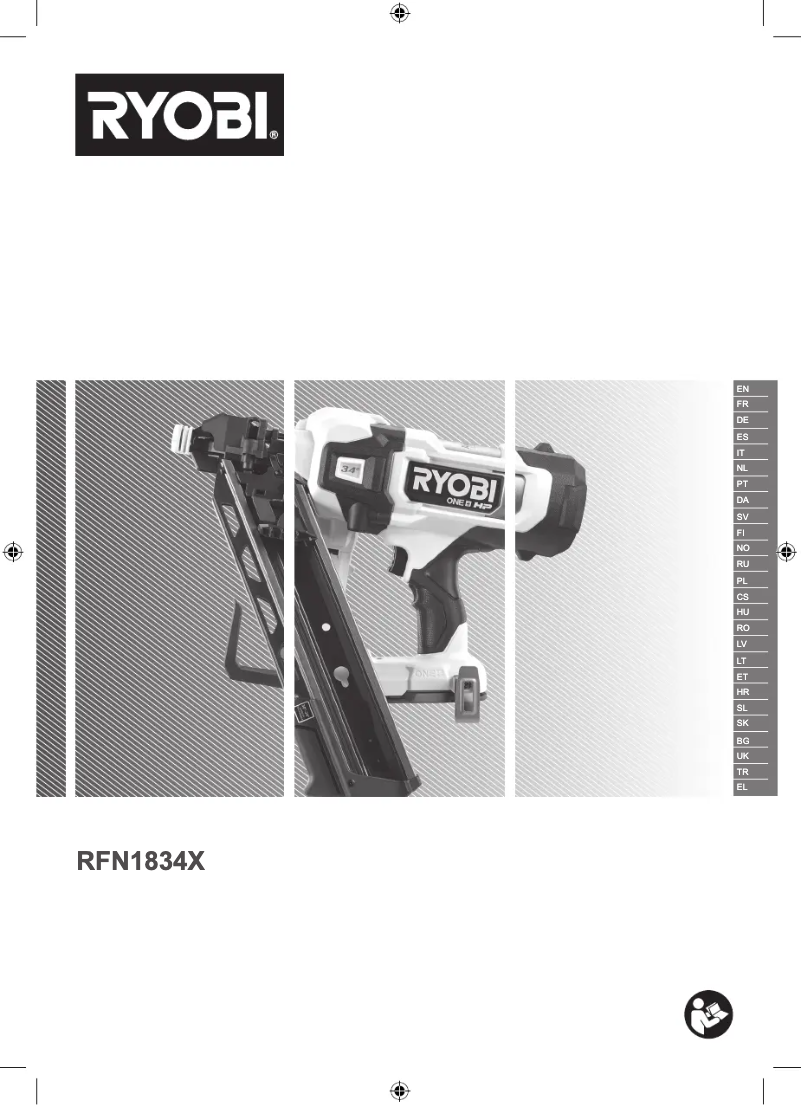 First page image of the manual for RFN1834X